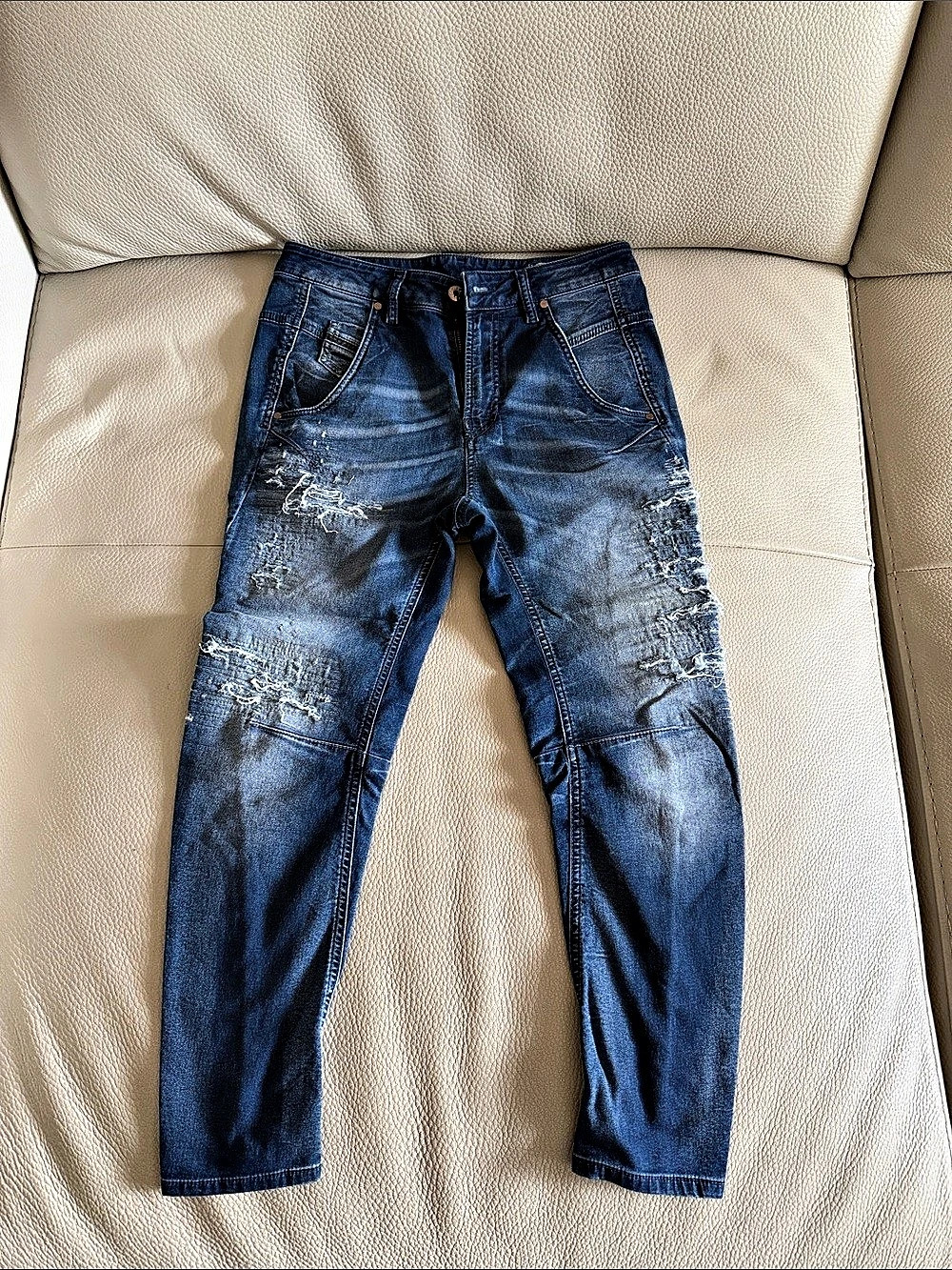 Faypapa Diesel Fayza-Ne Distressed Skinny Jeans Waist 25